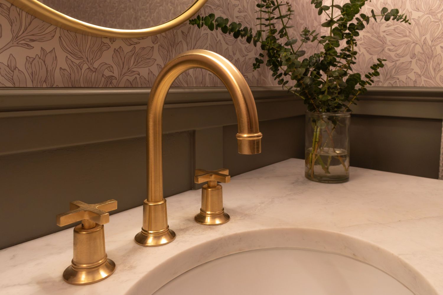 powder room Phylrich bathroom faucet