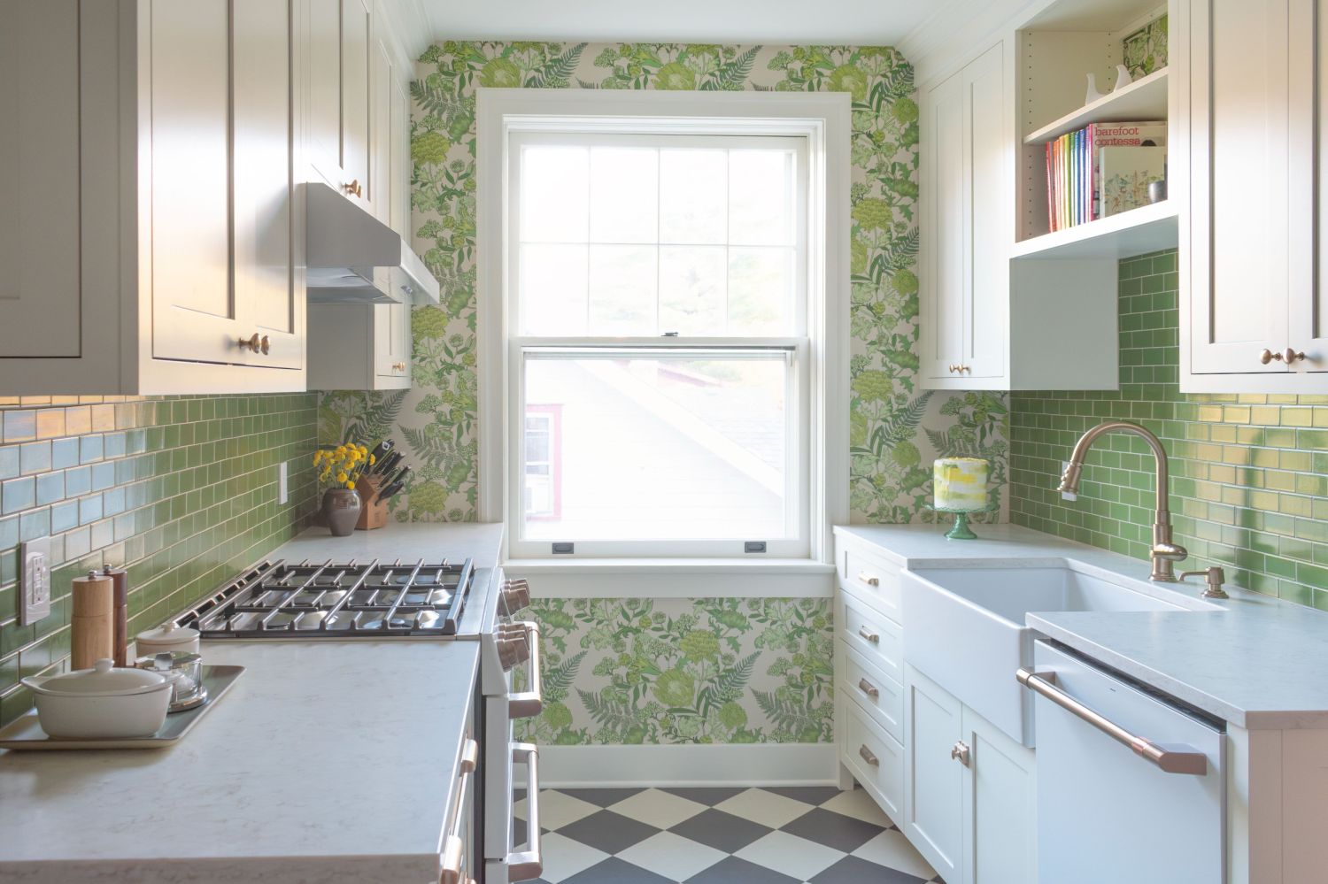 Bright, fun kitchen