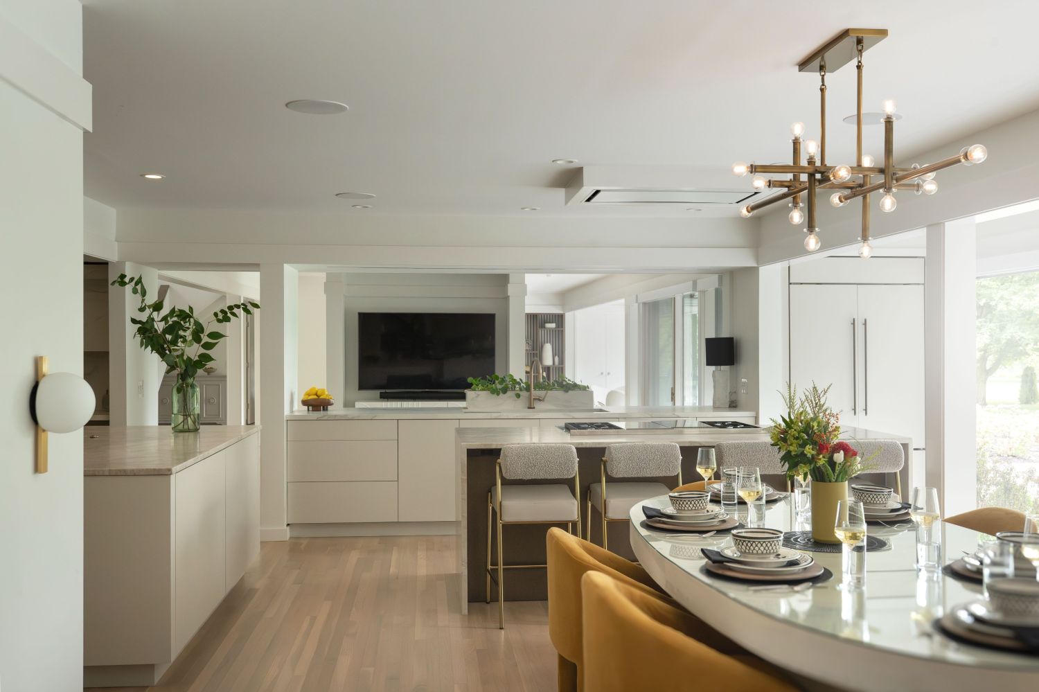 modern kitchen with cabinets by plato woodworks