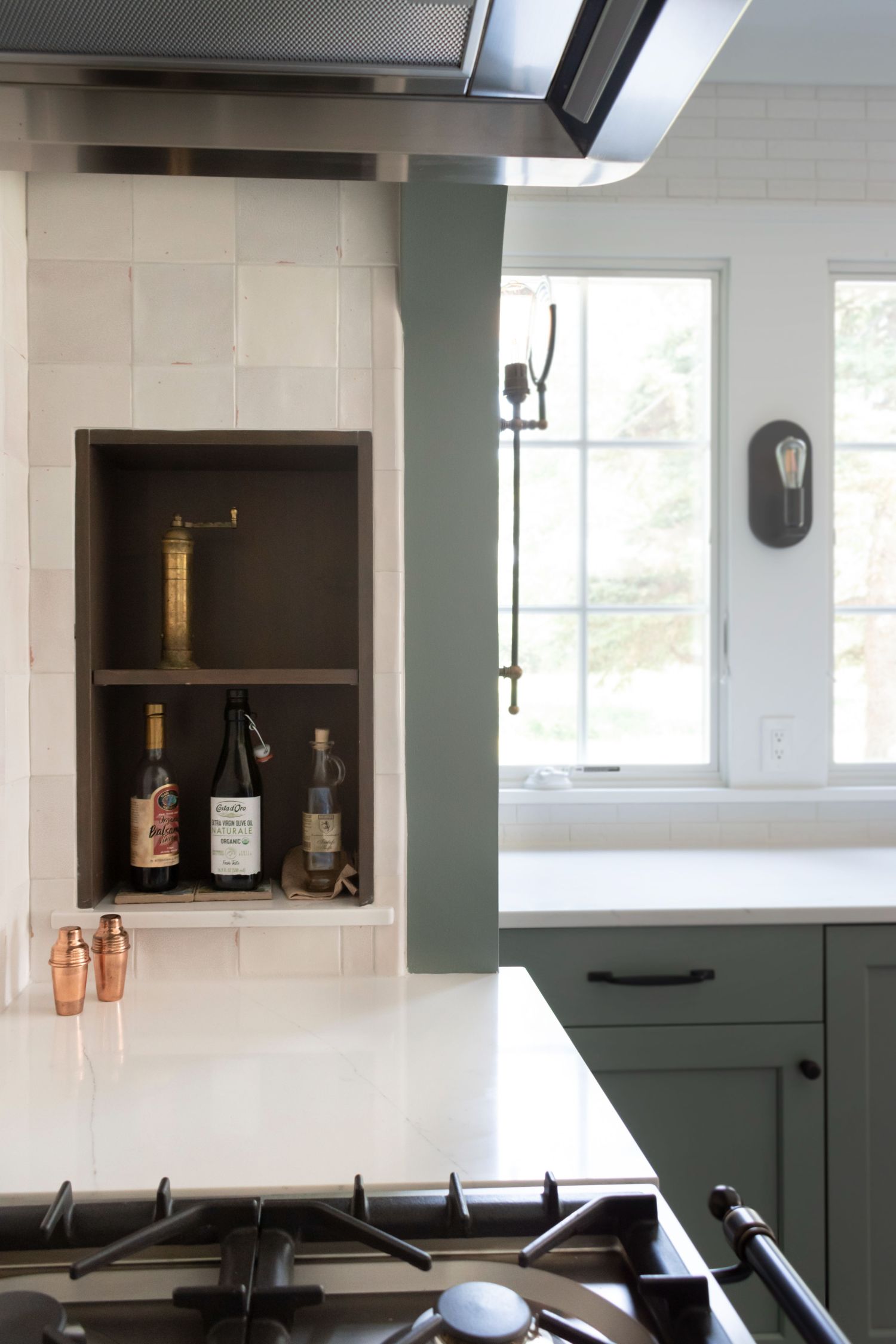 spice niche in large kitchen