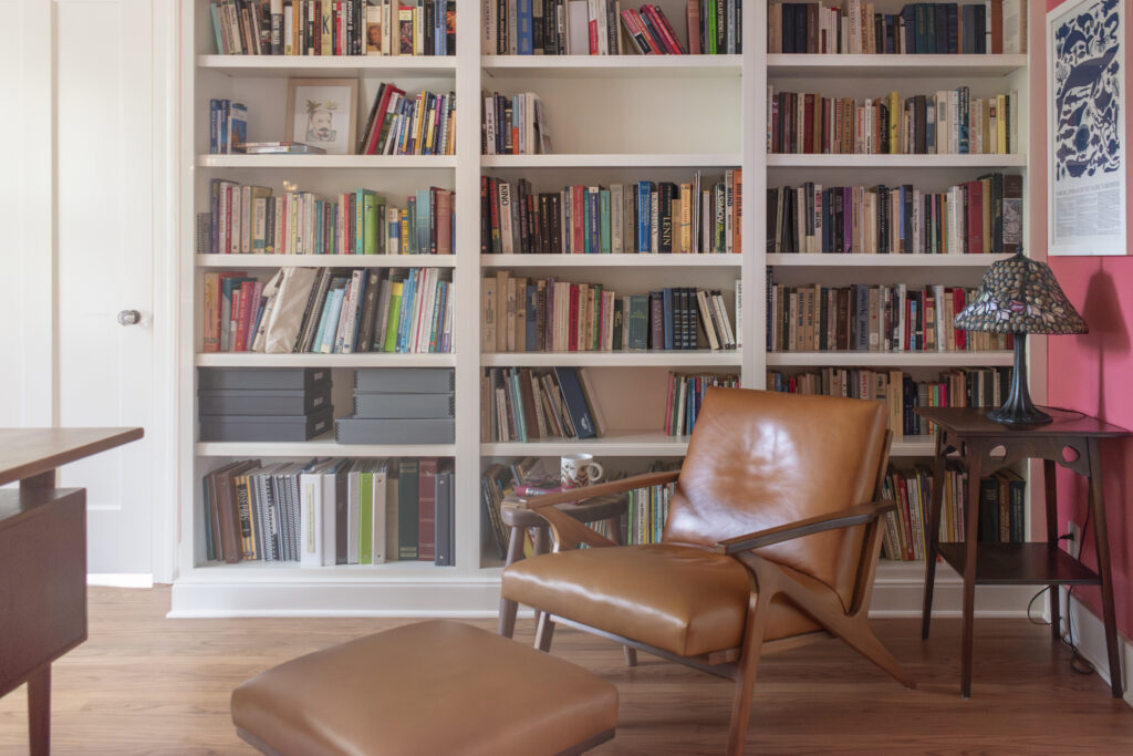 Personalized Interior Design. A home for book lovers.