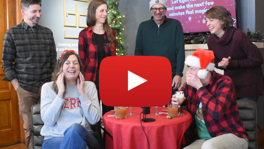 Year-end cocktail competition with Dawn, Cory, and the rest of the Spectrum Design Group team